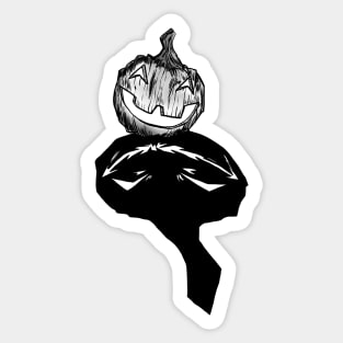 Jack-o'-lantern Shadow Sticker